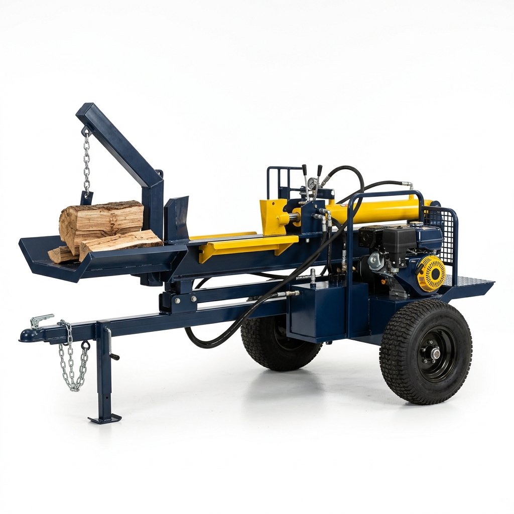 Groundmark Industrial 37T Hydraulic Splitter with Hydraulic Log Lift