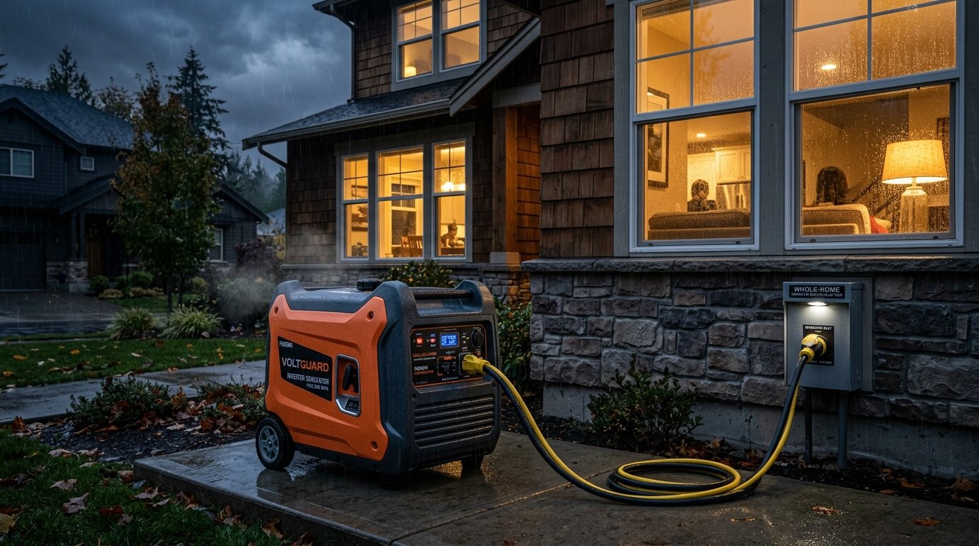 GENMAX GM12500iET 12500W Tri-Fuel Inverter Generator with CO Shield