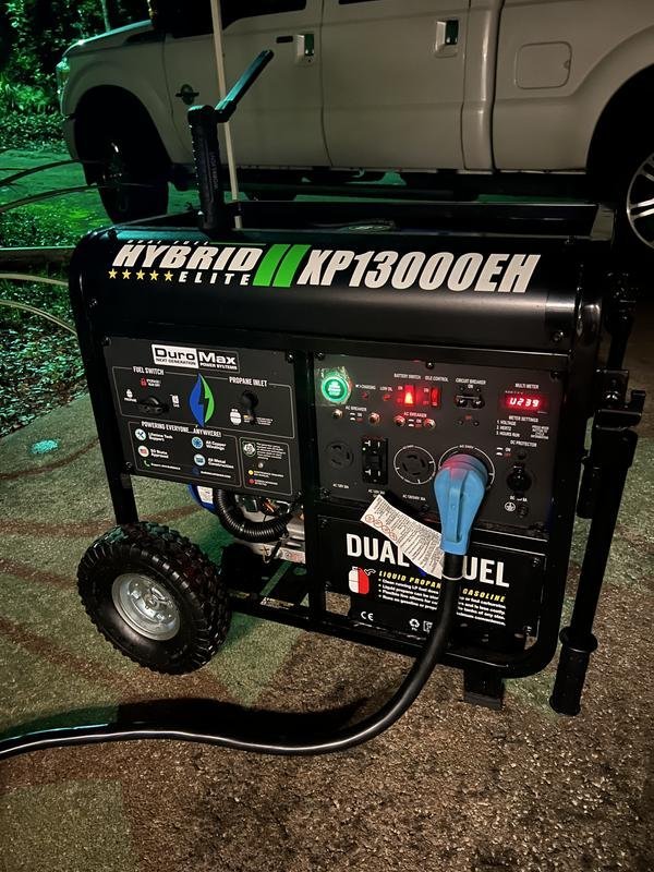 Propane operation is clean and effortless
